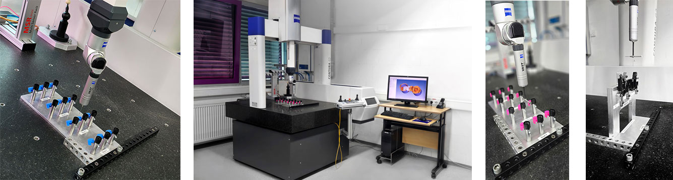 hochentwickeltes Messgerät von Zeiss steht im Messlabor der Firma Hersteller Fertigung Produzent Leiferant Schnitzler Kunststofftechnik in Küps bei Kronach, Region Oberfranken, Bayern, Deutschland
