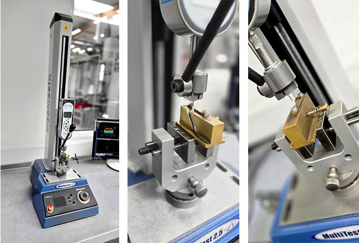 hochentwickeltes Messgerät steht im Messlabor der Firma Hersteller Fertigung Produzent Leiferant Schnitzler Kunststofftechnik in Küps bei Kronach, Region Oberfranken, Bayern, Deutschland